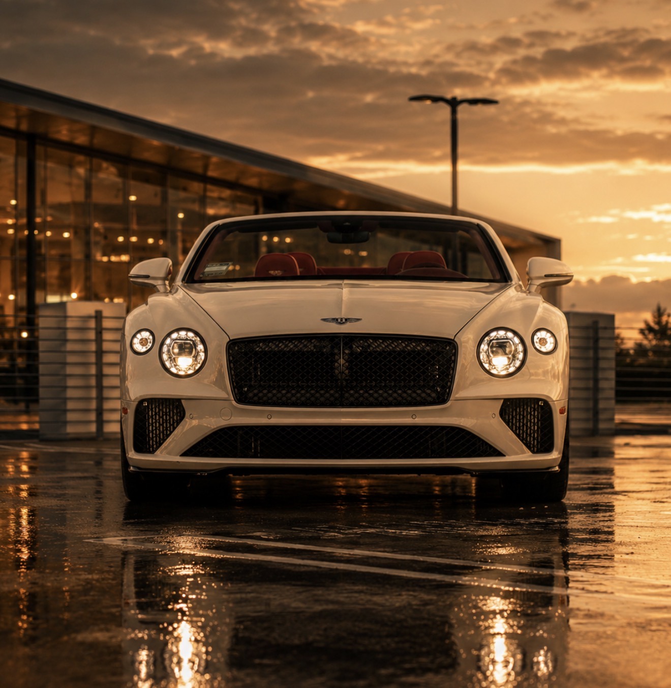 Bentley Continental GTC white rental Orange County luxury car rental First Class Exotics