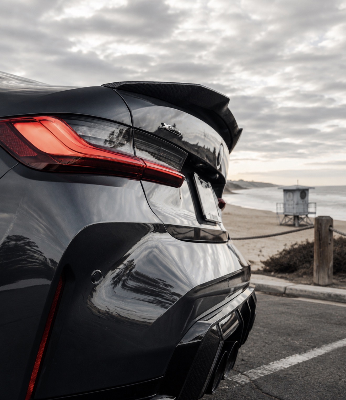 BMW M4 Competition xDrive black rental Orange County exotic car rental First Class Exotics